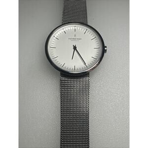 Nordgreen Infinity Ladies Steel Watch 33mm White Dial Mesh Strap